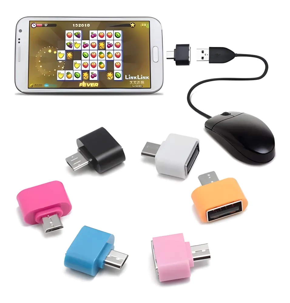 Adaptador OTG USB a Micro DINAX en bolsa