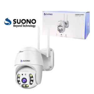 Cámara IP SUONO DOMO Caja Azul y Blanco