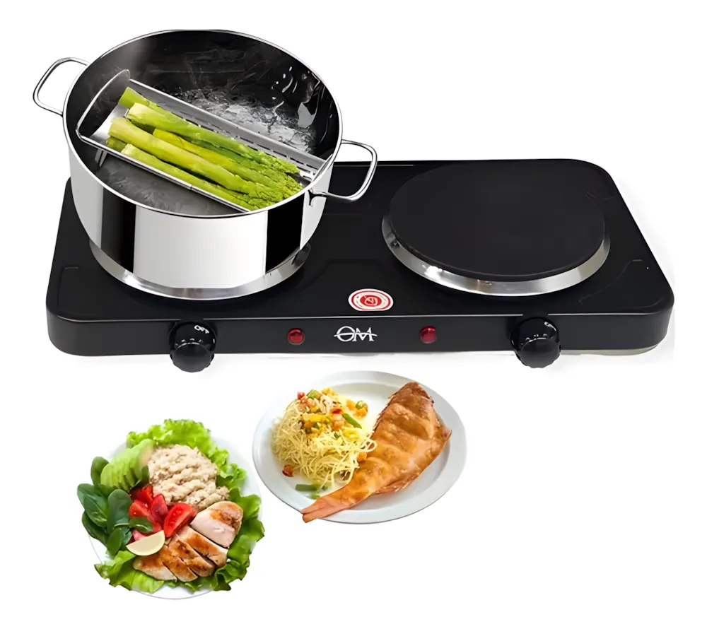 Anafe Electrico Doble OM 2000W