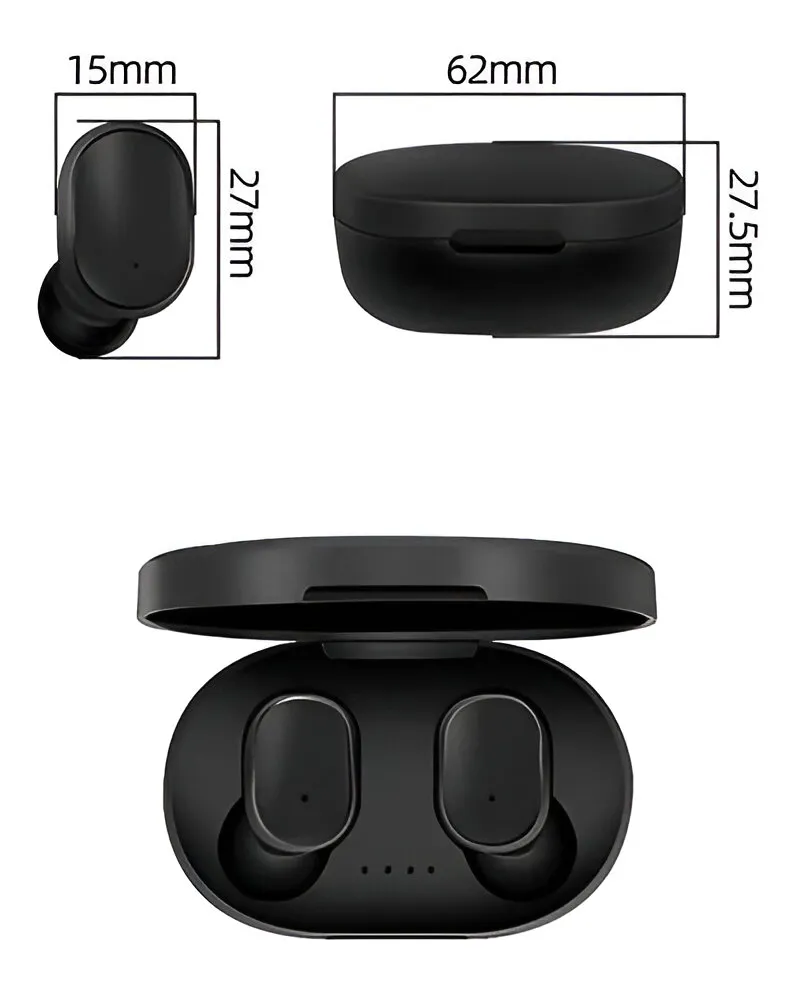 Auricular Bluetooth True Wireless A6S 2 Auricular Bluetooth True Wireless A6S