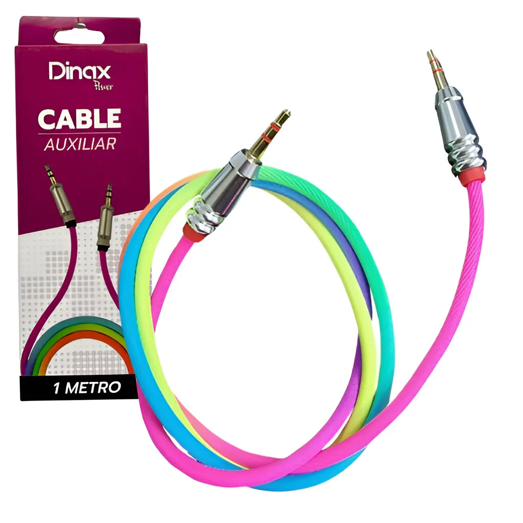 Cable Auxiliar DINAX Multicolor 1M