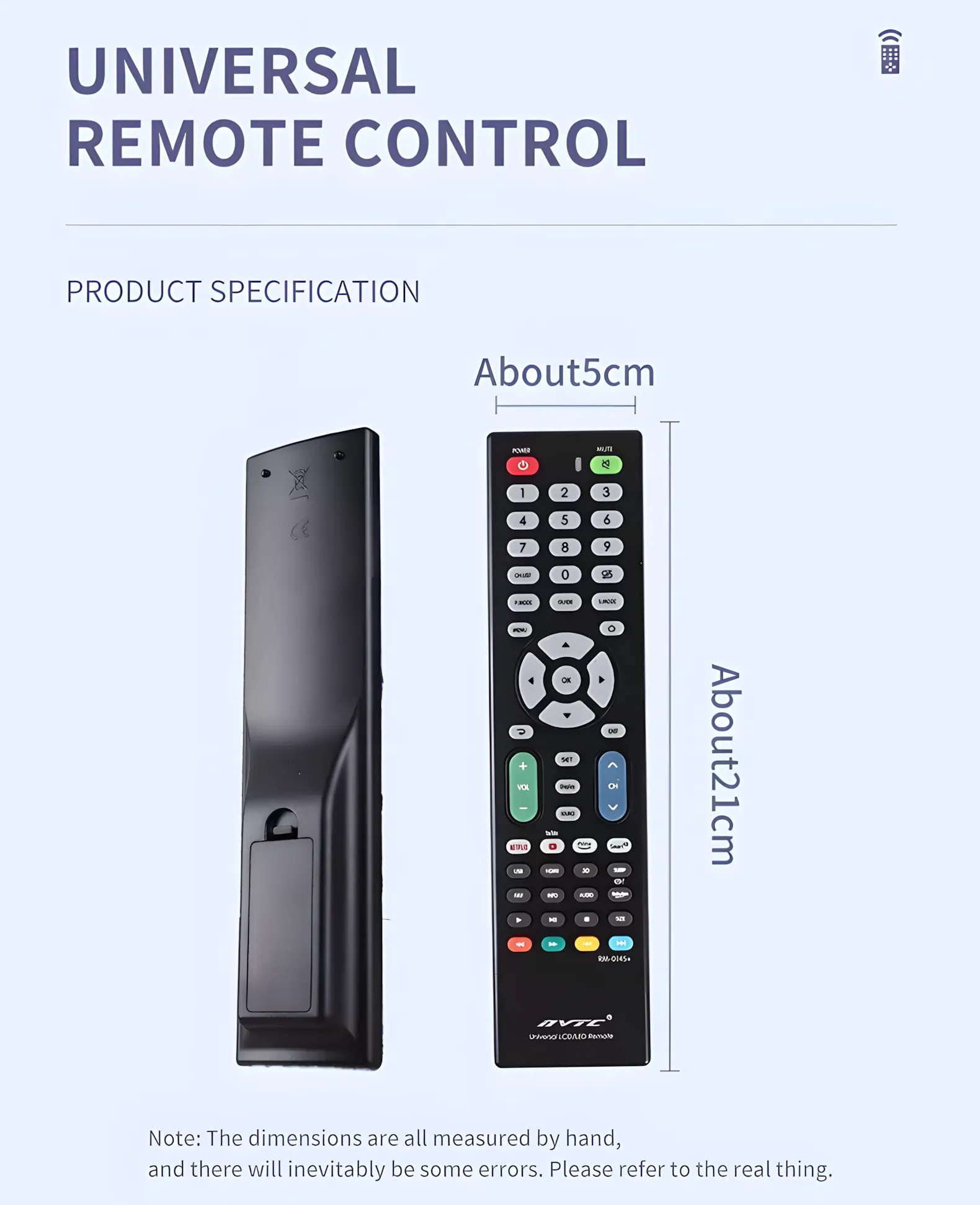 Control Remoto NVTC 014S+ 3 Control Remoto NVTC 014S+