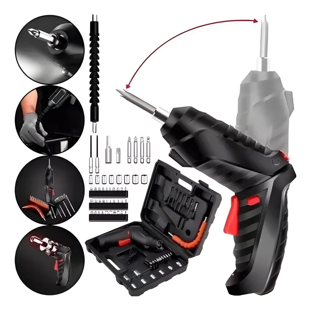 Destornillador Electrico 47 PCS con Maletin 2 Destornillador Electrico 47 PCS con Maletin