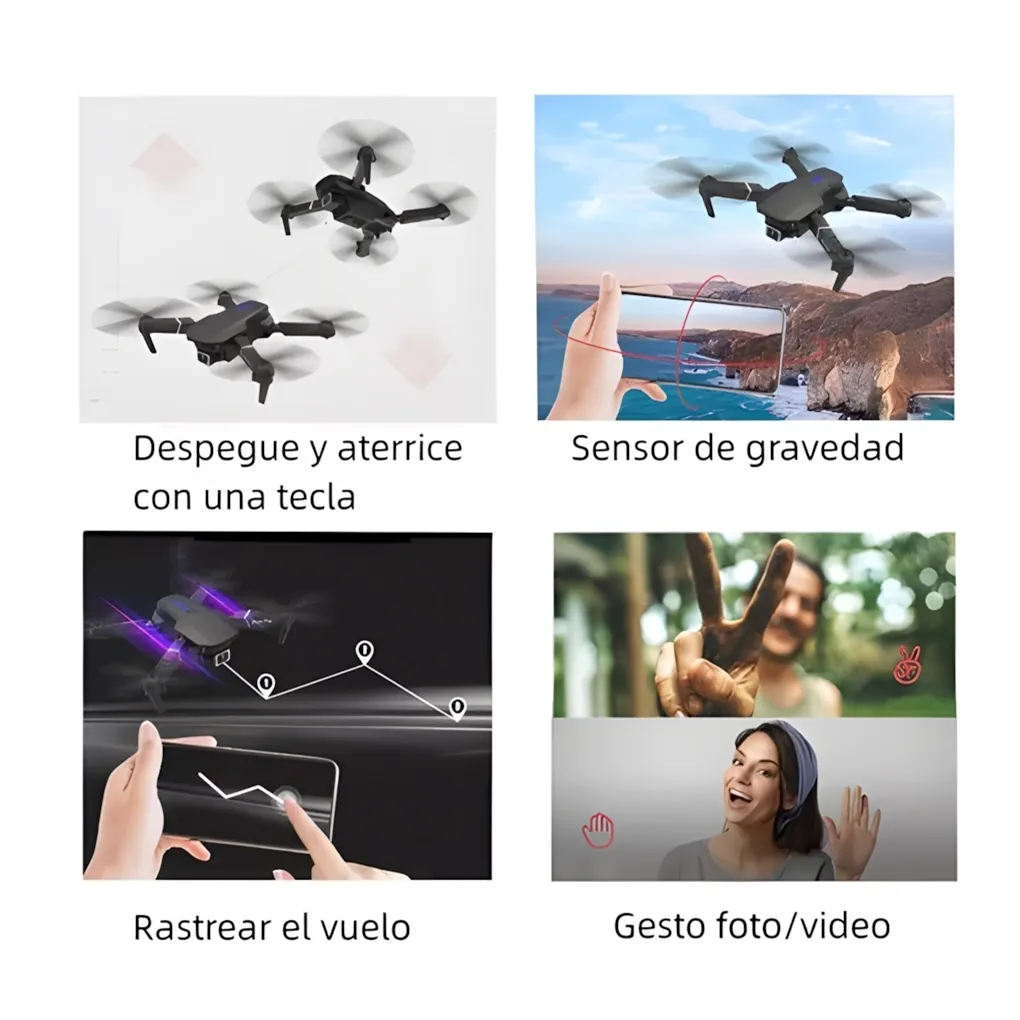 Drone E88 Pro Max Dual Camara 4K 3 Drone E88 Pro Max Dual Camara 4K
