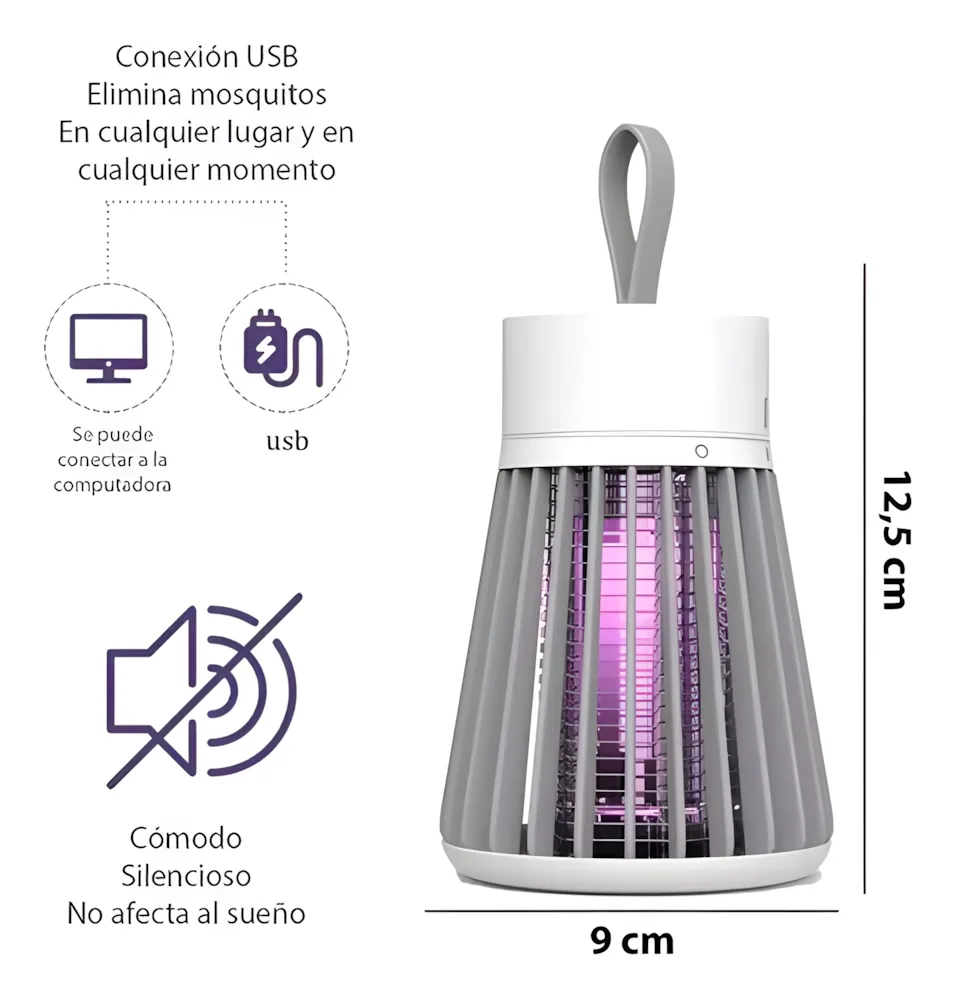 Lampara Mata Mosquitos Electric Shock