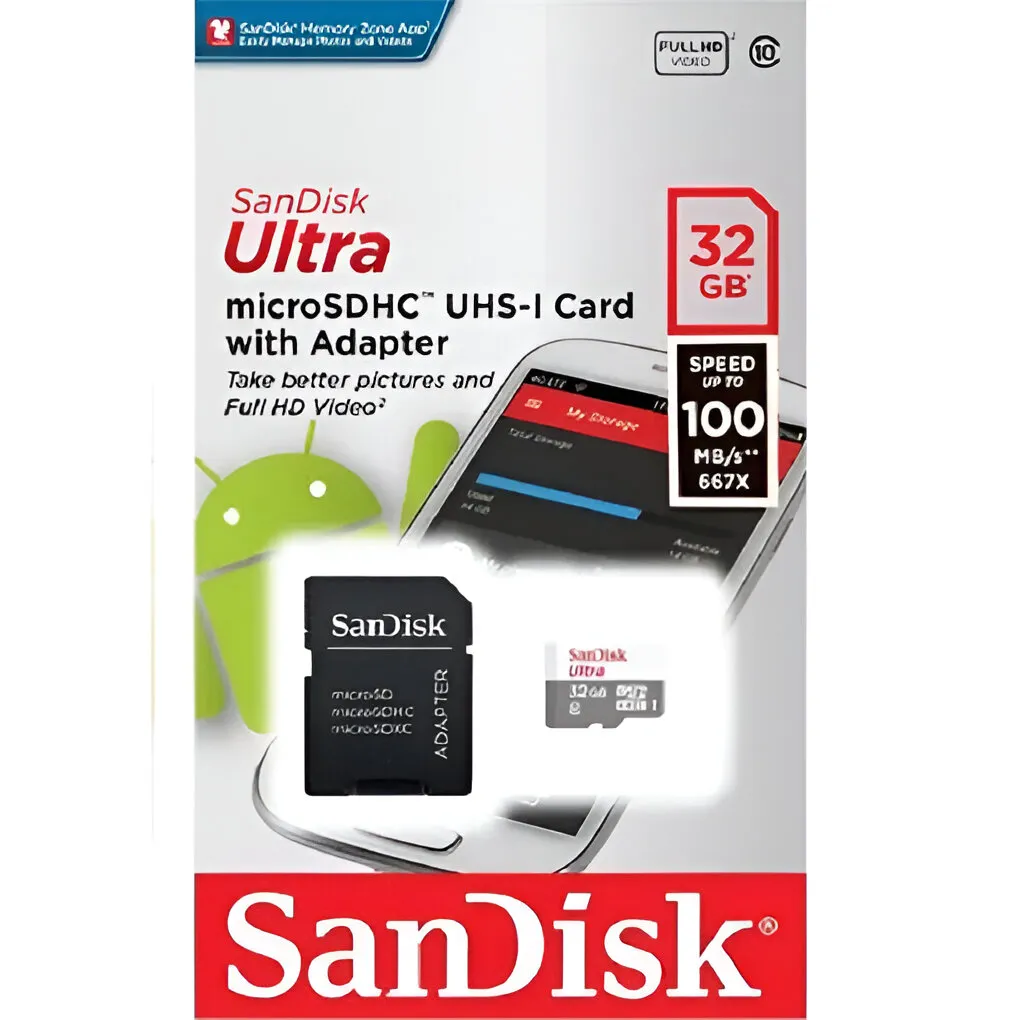 Micro sd 32gb Sandisk Ultra 100mbs-EL BAJO IMPORTADORA-6 Micro sd 32gb Sandisk Ultra 100mb/s Clase 10