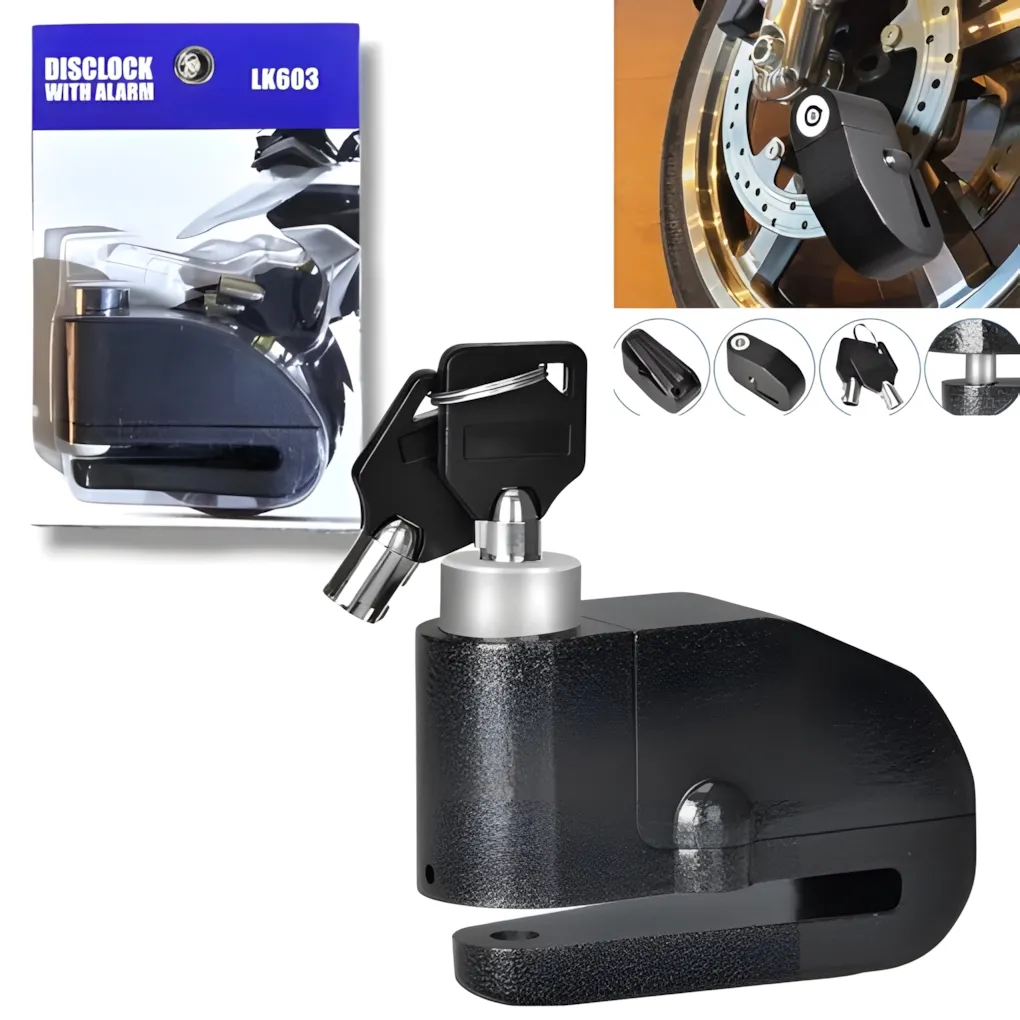 Candado para Motos con Alarma LK603