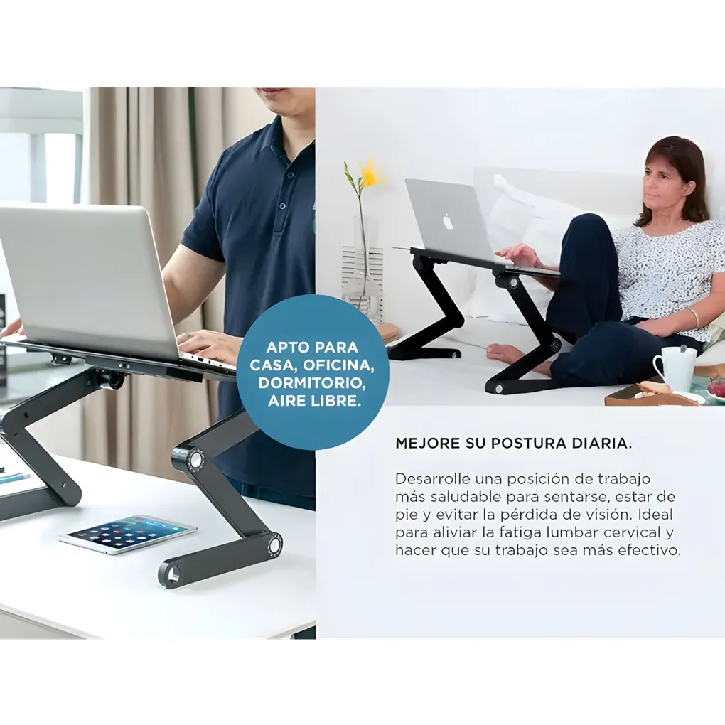 Mesa multifuncional para Laptop table T8 c/ cooler