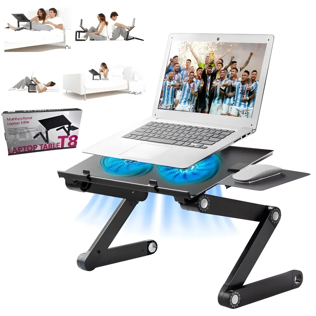 Mesa multifuncional para Laptop table T8 c/ cooler