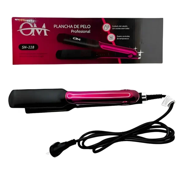 Plancha de Pelo OM SN-228