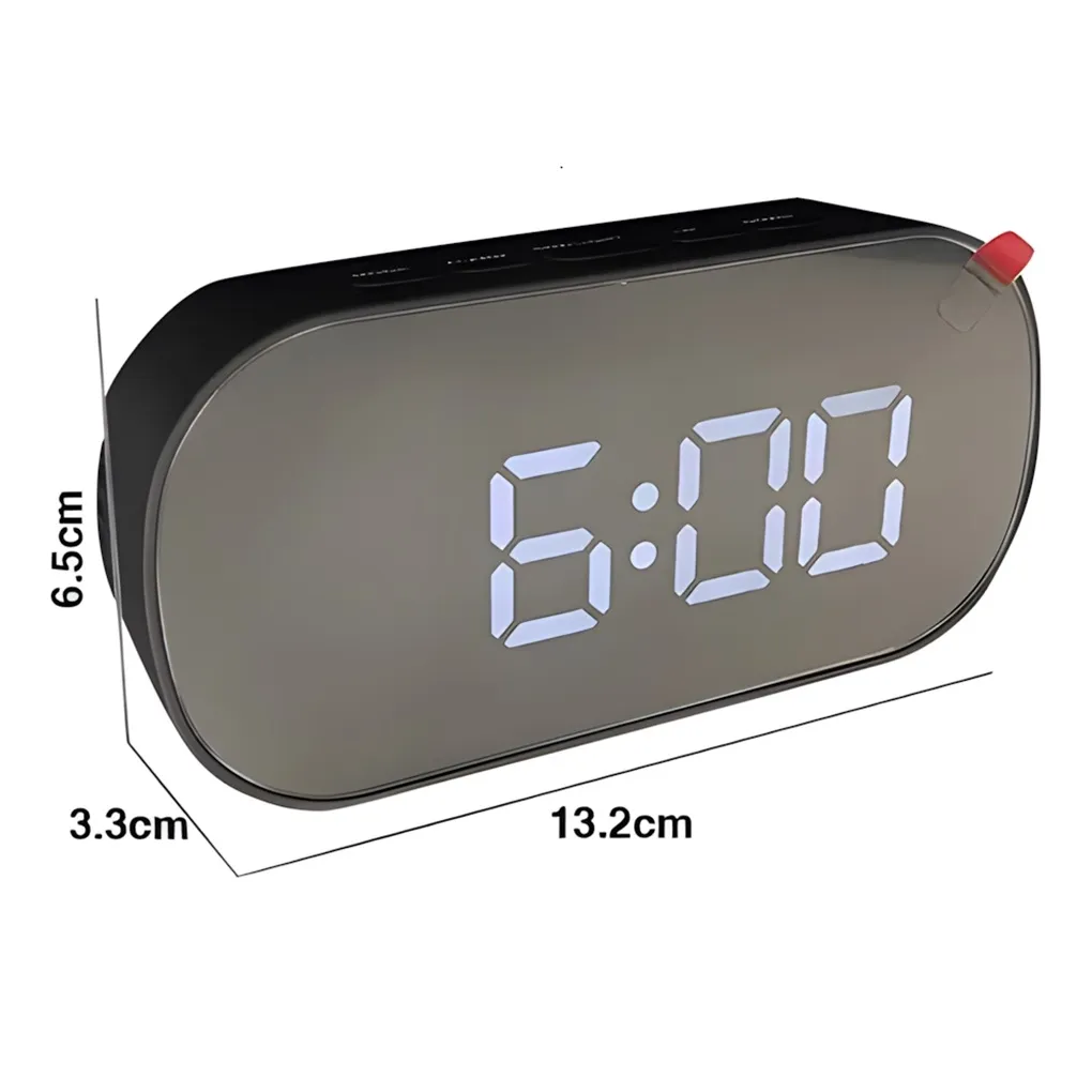 Reloj Digital LED Mirror Clock 6510