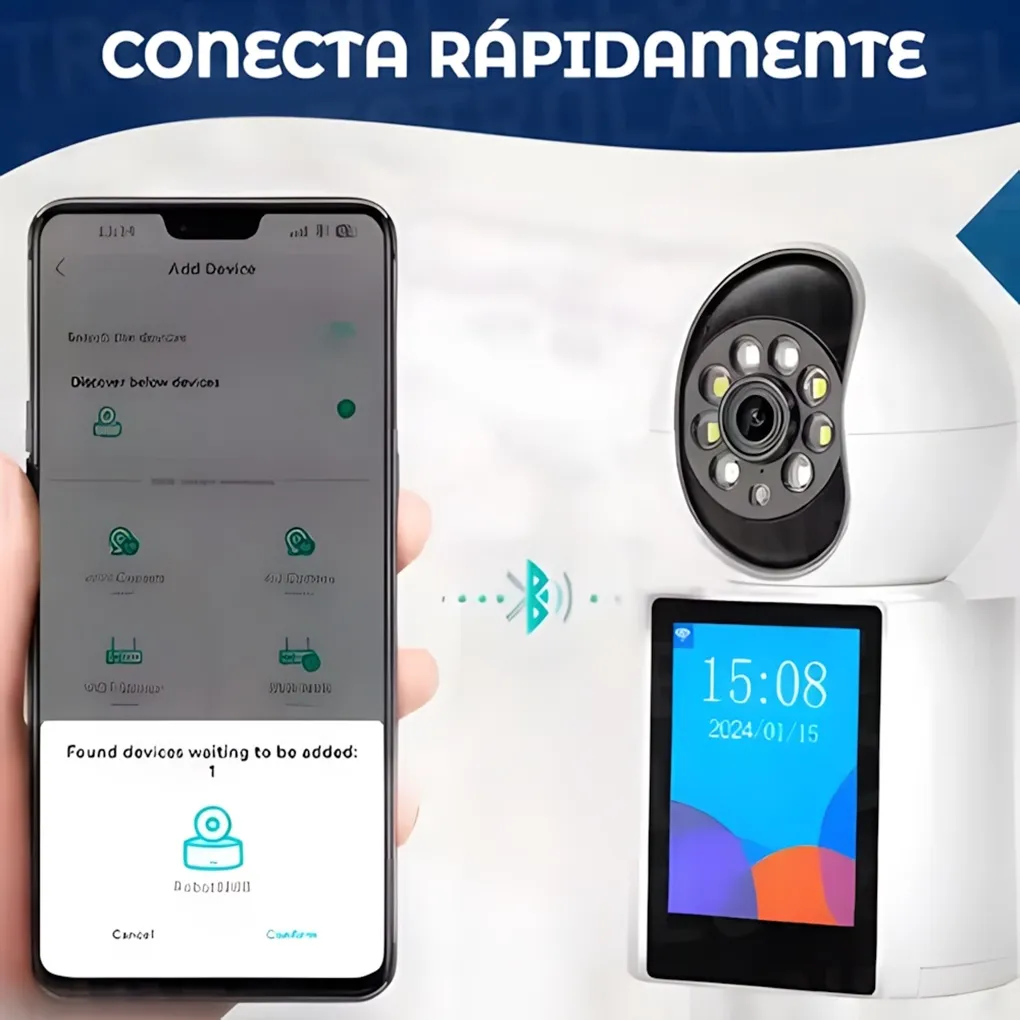 Cámara de Seguridad JORTAN con Pantalla 9291