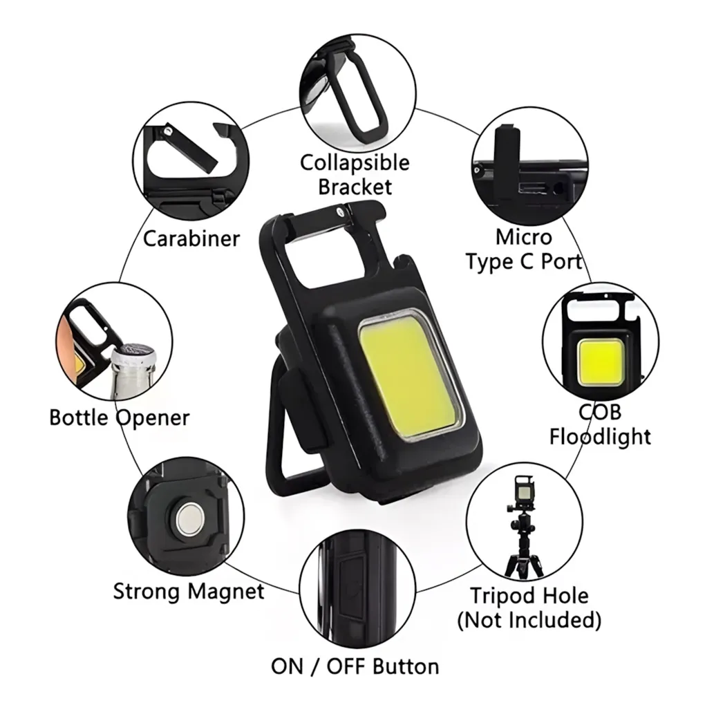 Linterna Recargable COB-150