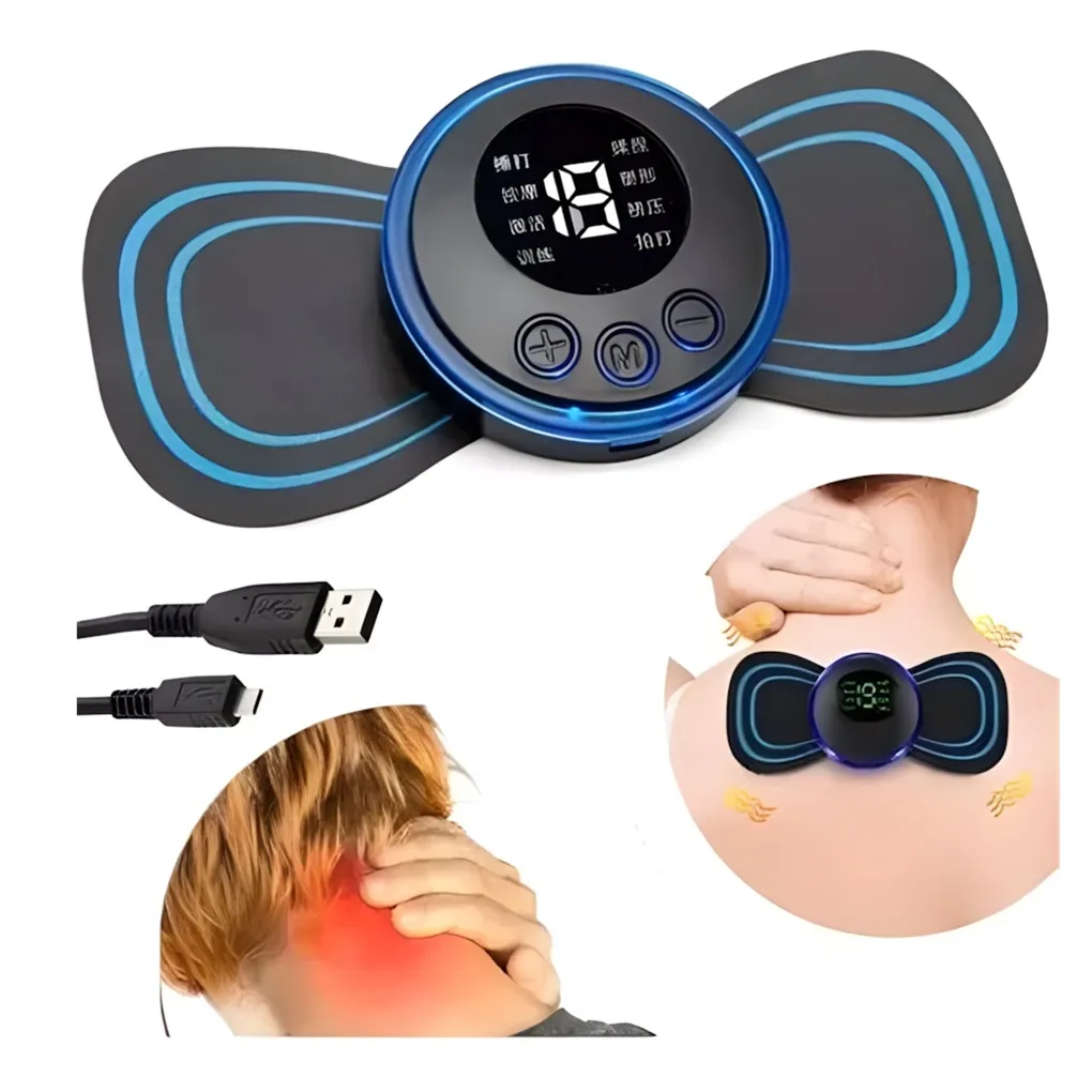 Mini Masajeador Mariposa con Electrodos 1 Mini Masajeador Mariposa con Electrodos