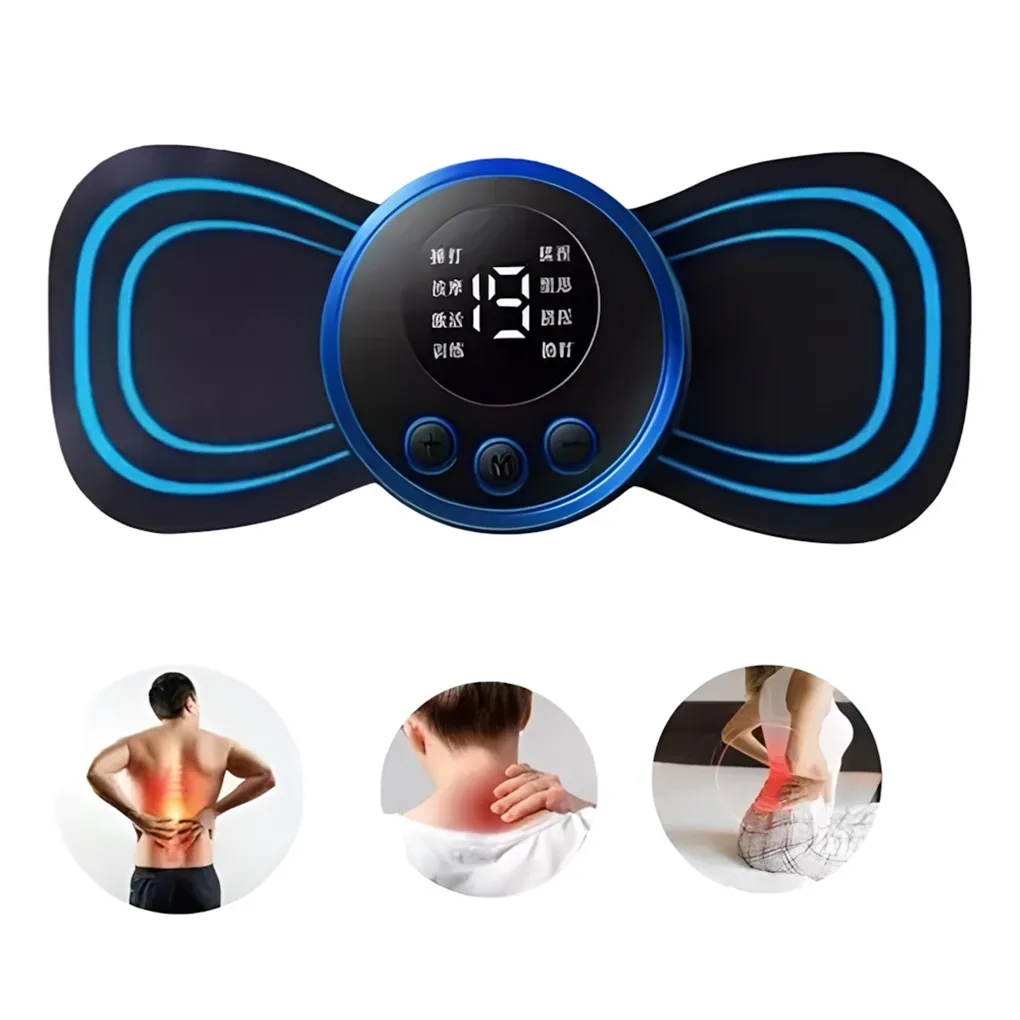 Mini Masajeador Mariposa con Electrodos 2 Mini Masajeador Mariposa con Electrodos