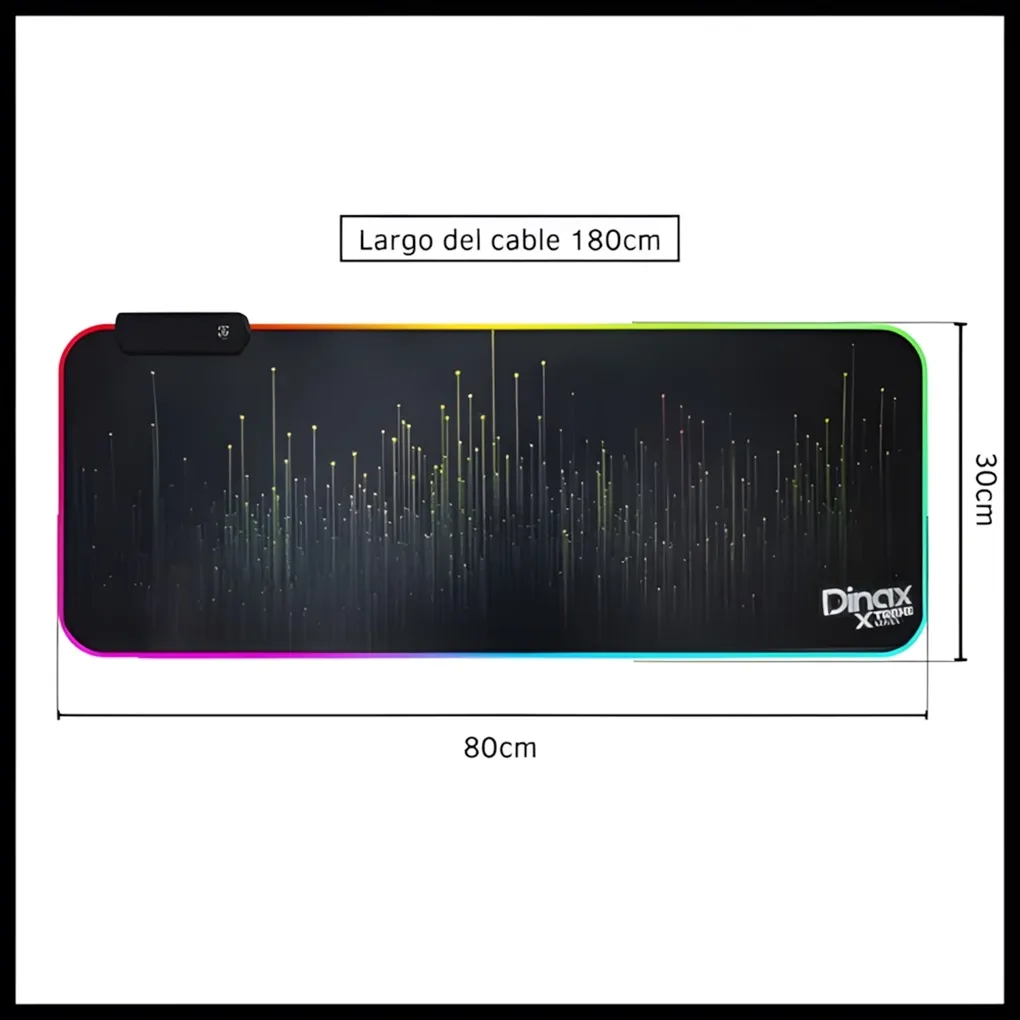 Mouse Pad Led Gamer MOPAX80