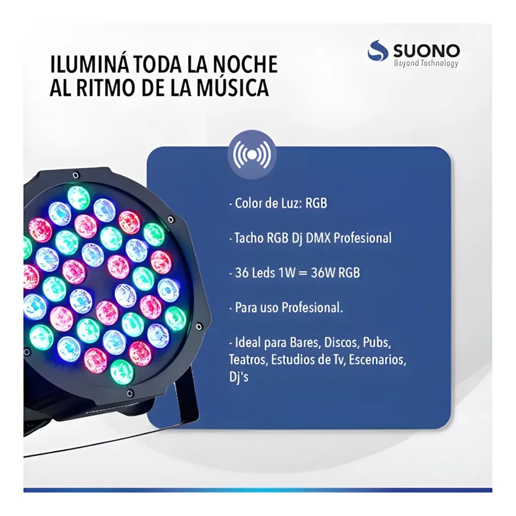 PROTON 36 LED SUONO 4 PROTON 36 LED SUONO