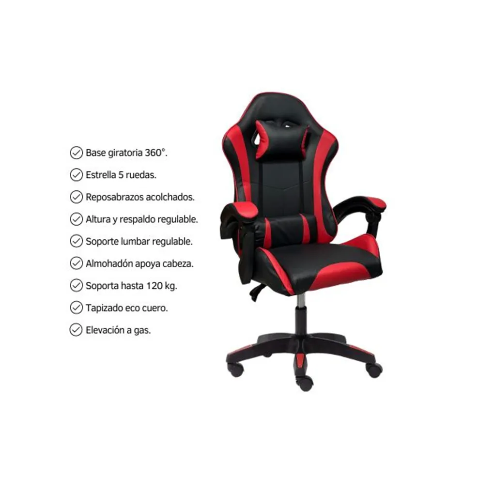 Silla Gamer D395TB TBW 2 Silla Gamer D395TB/TBW