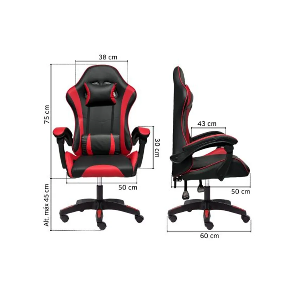 Silla Gamer D395TB TBW Silla Gamer D395TB/TBW