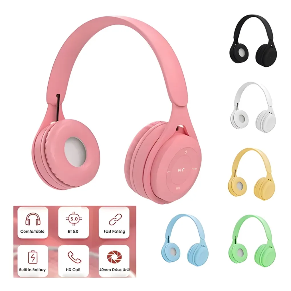 Auricular Vincha Bluetooth Plegable YO8 P15