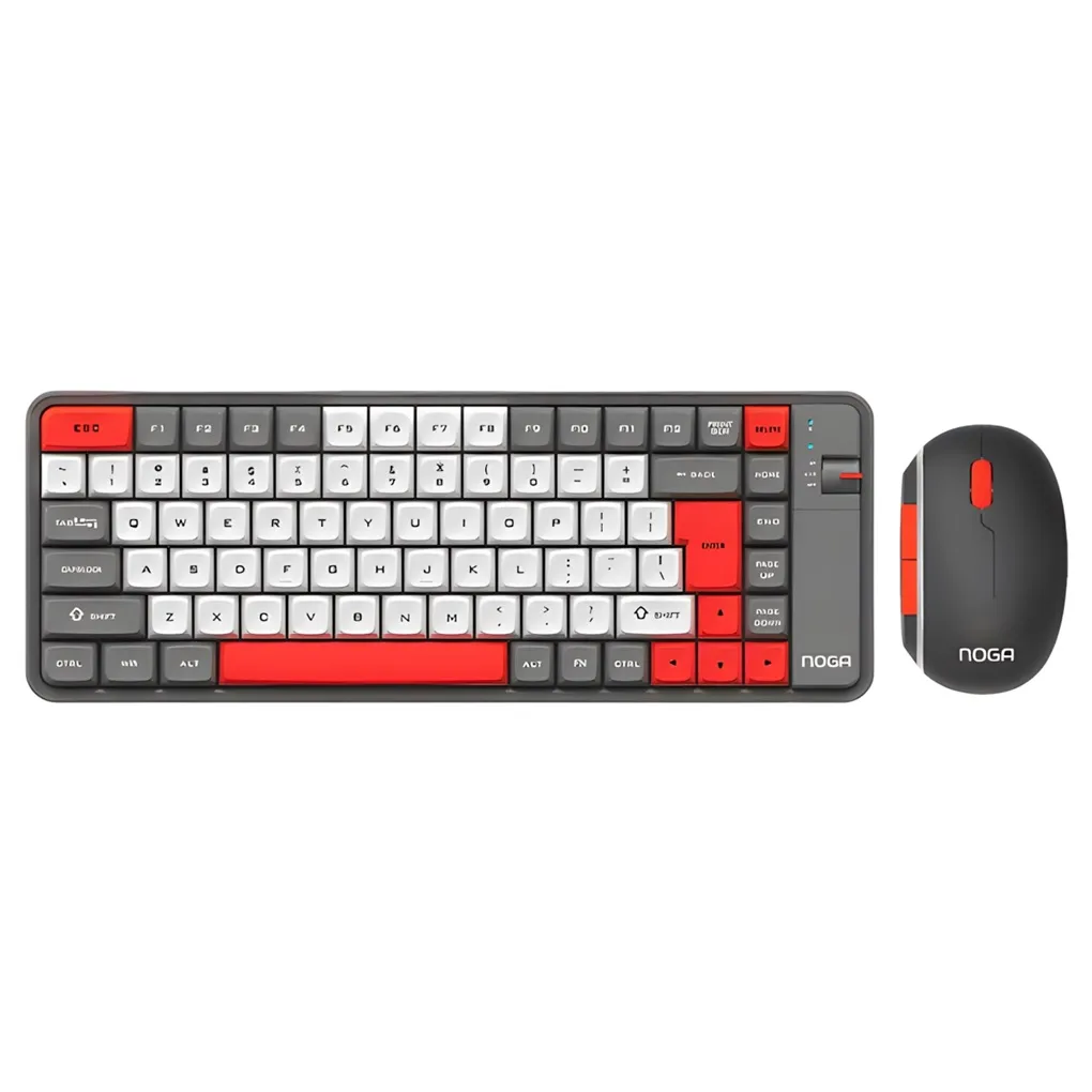 Combo Mouse y Teclado Inalambrico 2.4G BT NOGA NKB-Q20