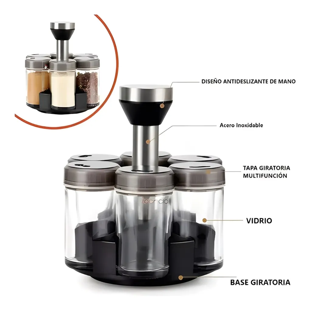 Especiero para Cocina giratorio Spice Rack OT-020