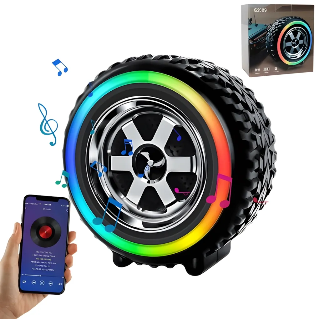 Parlante Bluetooth en Forma de Rueda g2389 Parlante Bluetooth en Forma de Rueda g2389
