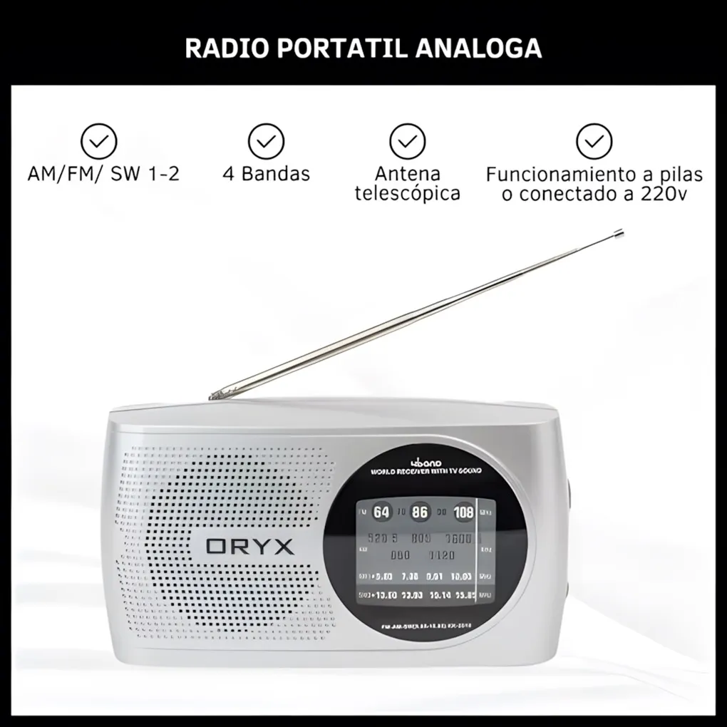 Radio AM FM Oryx OR-1732