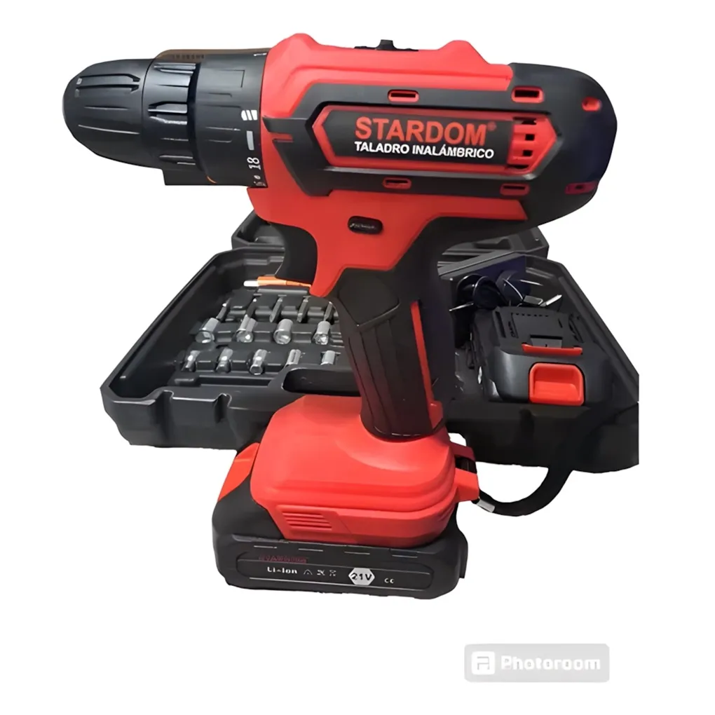 Taladro Inalambrico STARDOM 31V SD2004 10mm Kit 1 Taladro Inalambrico STARDOM 31V SD2004 10mm Kit