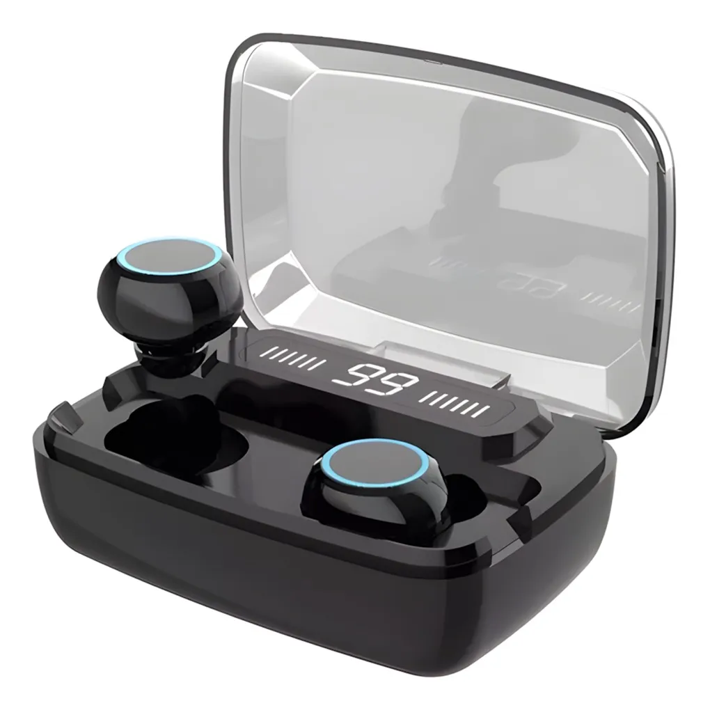 Auricular Bluetooth F9 PRO bulltec con Powerbank