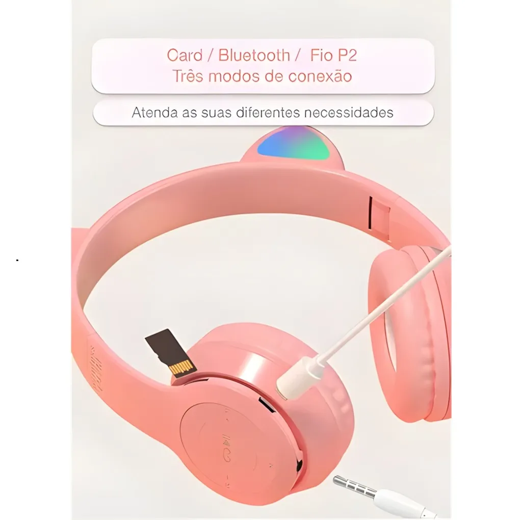 Auricular Vincha Cat P47 RGB SUONO