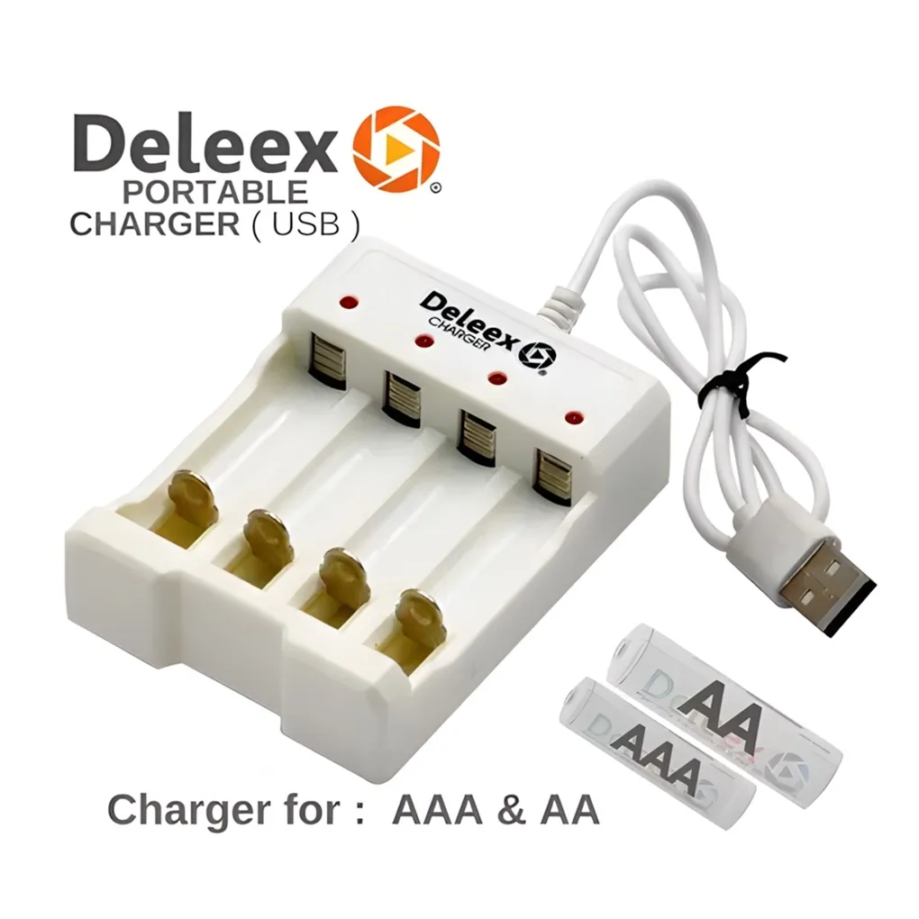 Cargador de Pilas DELEEX DX-0604U 2 Cargador de Pilas DELEEX DX-0604U