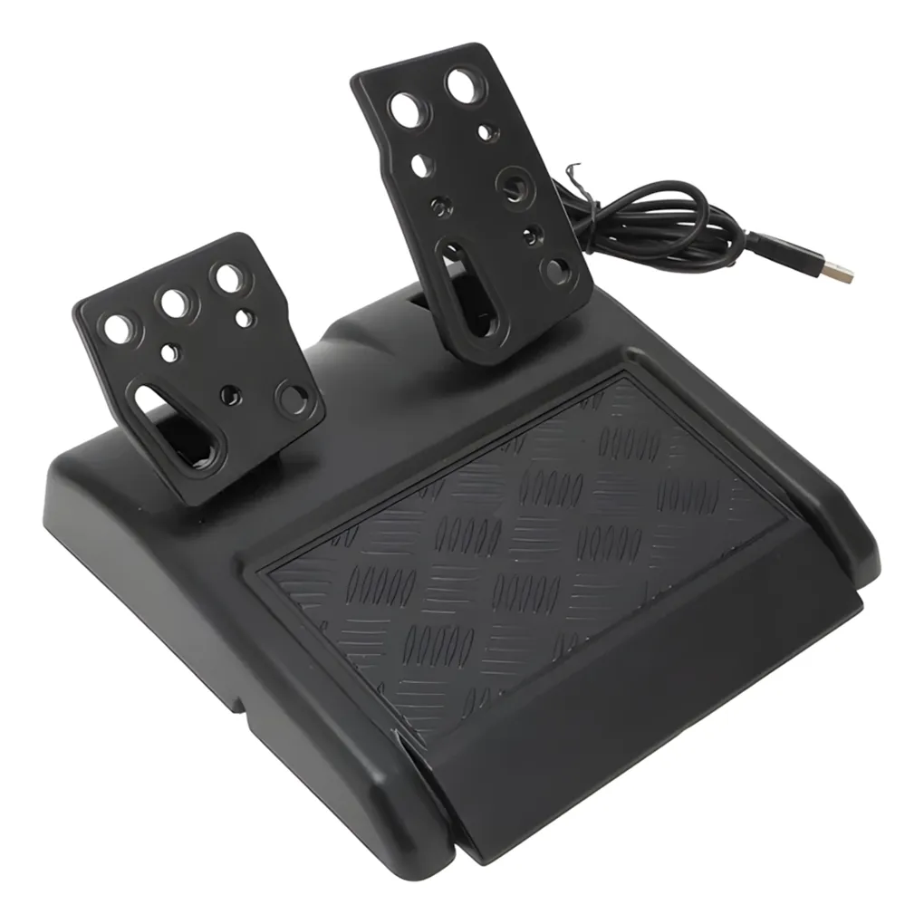 Volante y Pedal Vibration Steering X360 PS2 PS3 PC WIN 1 Volante y Pedal Vibration Steering X360/PS2/PS3/PC WIN