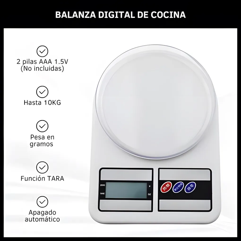 Balanza de Cocina Digital Con Bowl DINAX BALC02 1 Balanza de Cocina Digital Con Bowl DINAX BALC02