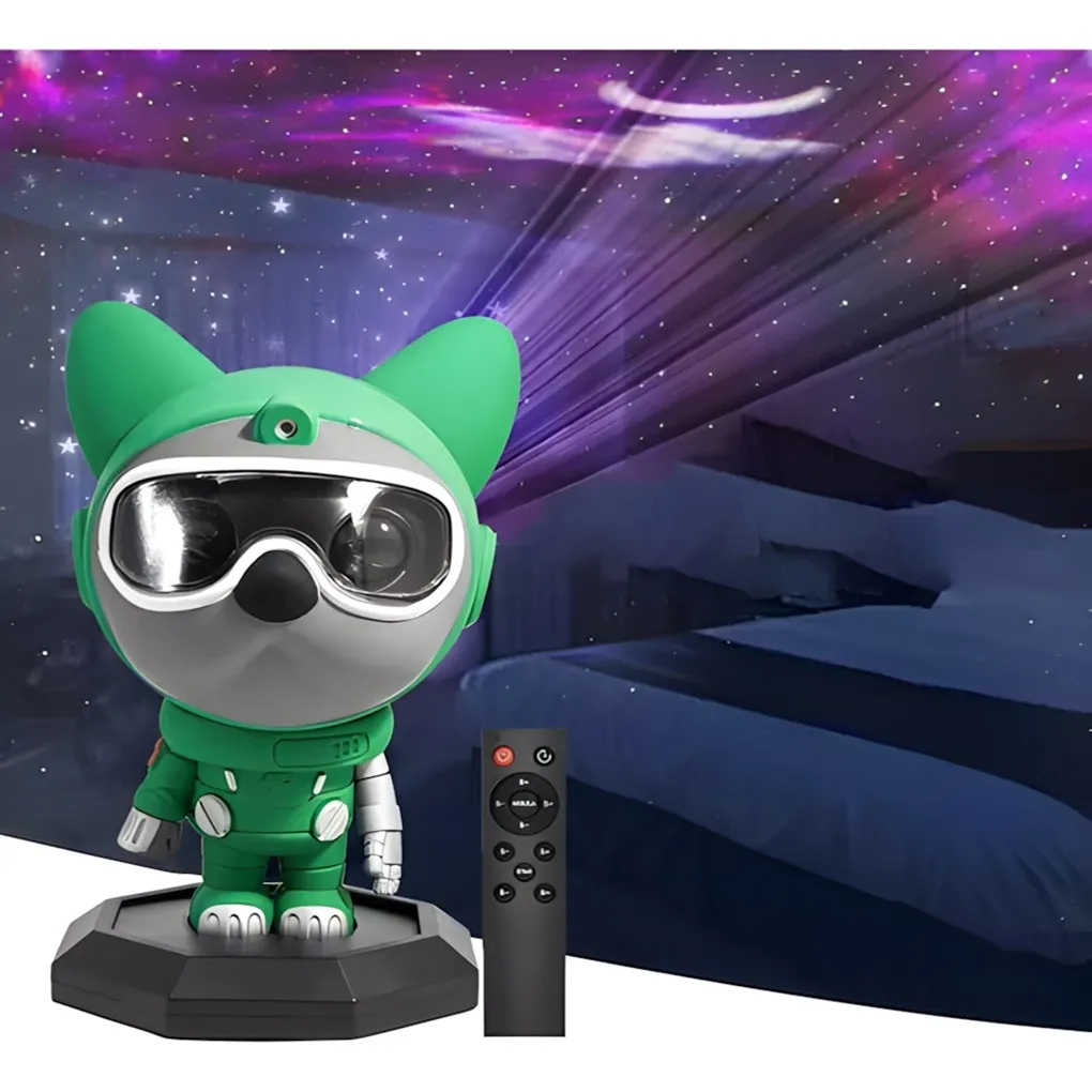 Proyector Nebula Dog VERDE 22CM