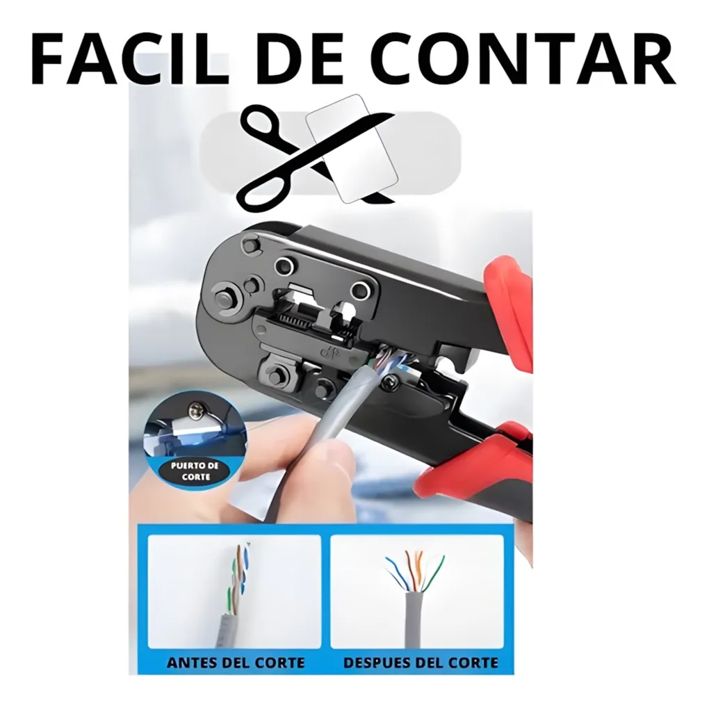 Set Para Armado de Cables de Red 2 Set Para Armado de Cables de Red