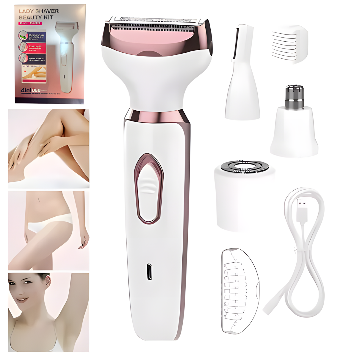 Depiladora Lady Shaver Beauty Kit SN-8866