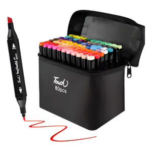 Estuche de Felpas x80 Pcs