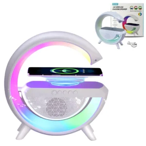 Parlante Bluetooth RGB C/Carga Inalámbrica 2301/3401