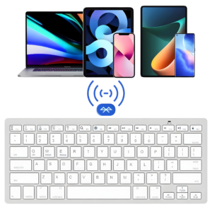Teclado Inalámbrico Bluetooth Slim WB-8022