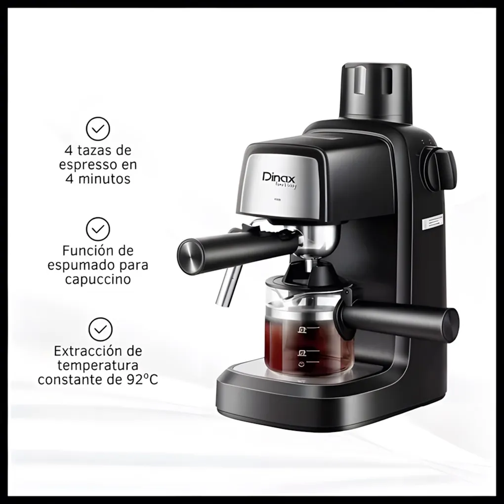 Cafetera 1000W DINAX CFE1000RD 2 Cafetera 1000W DINAX CFE1000RD