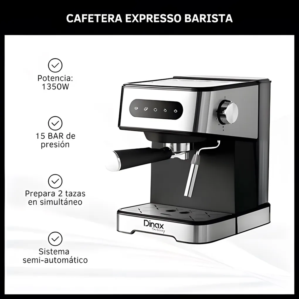 Cafetera 1350W DINAX CFE1350BL 1 Cafetera 1350W DINAX CFE1350BL