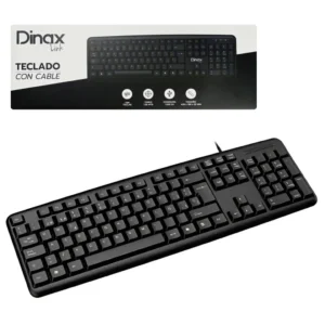 Teclado de Oficina c/Cable DINAX TEC135