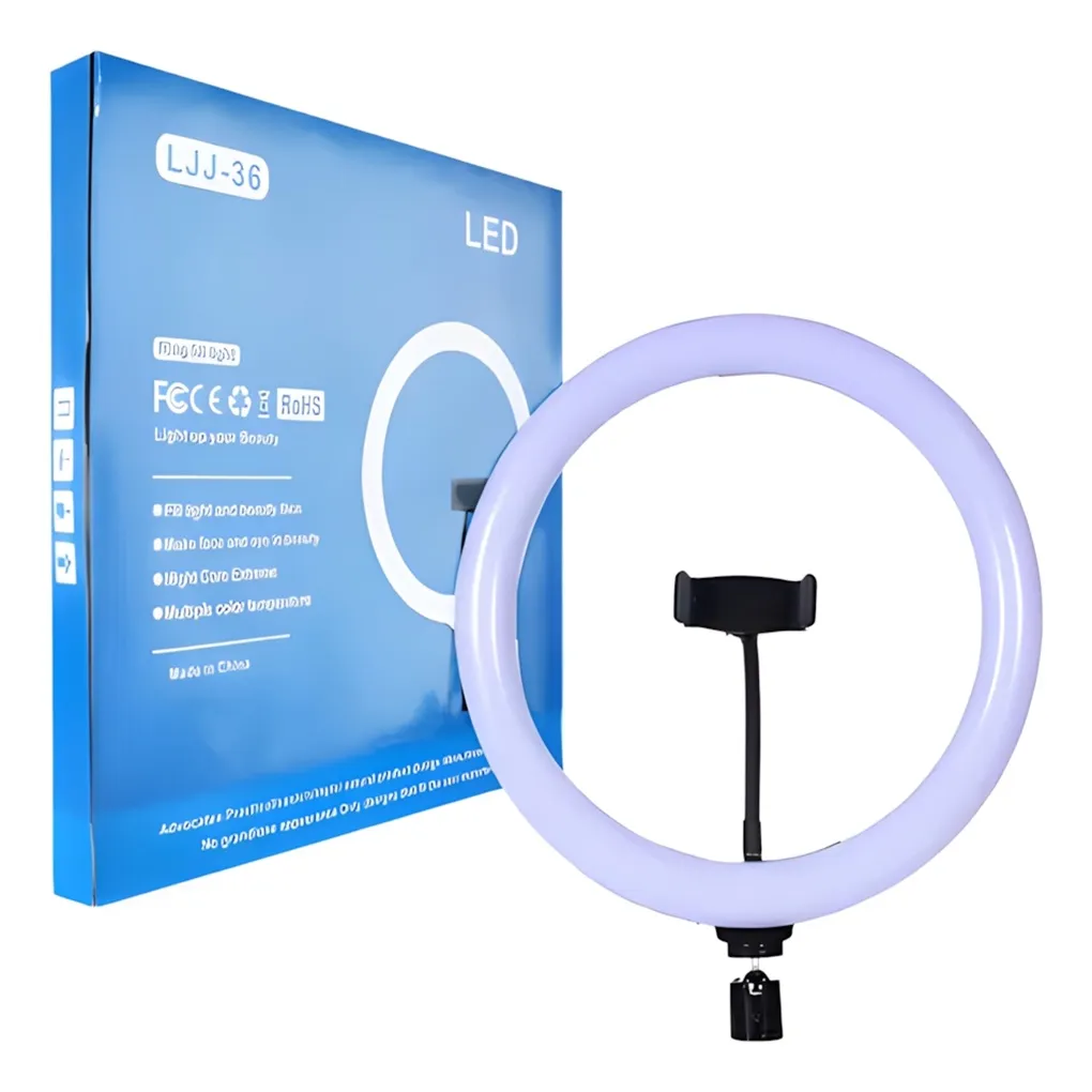 Aro de Luz 12″ Pulgadas LJJ30 Con trípode