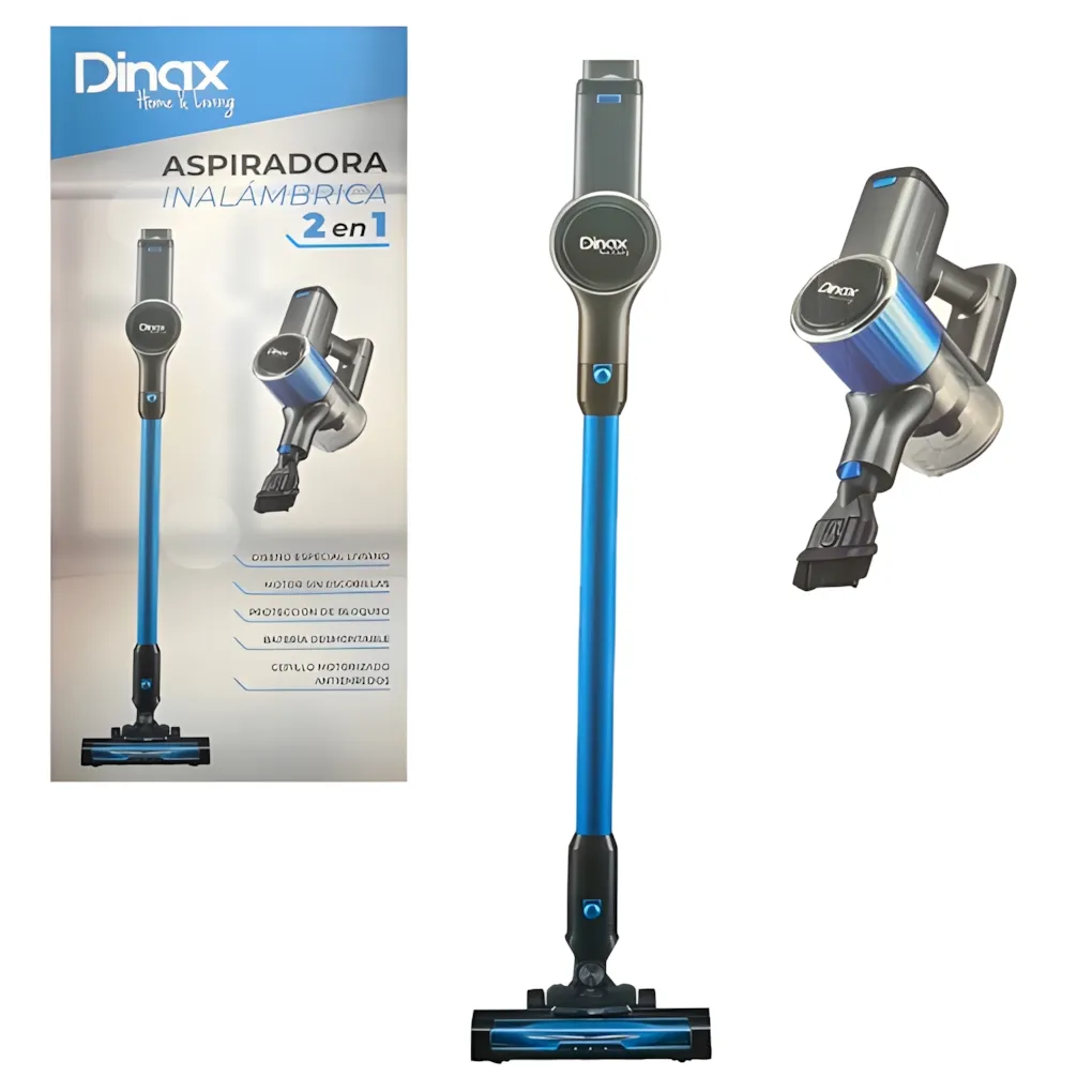 Aspiradora Inalámbrica Dinax 2 en 1 2600W aspvac01