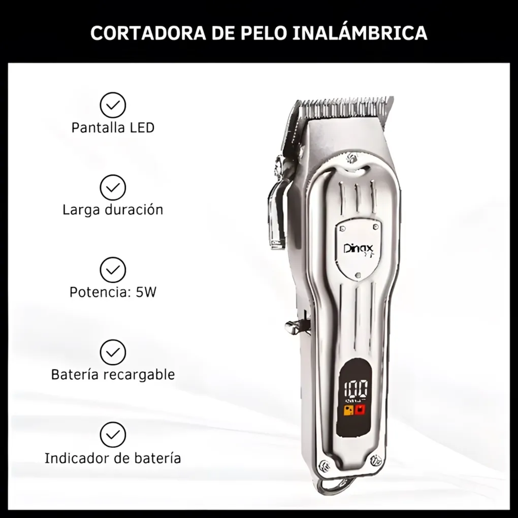 Cortadora de Barba Profesional DINAX CBCL607