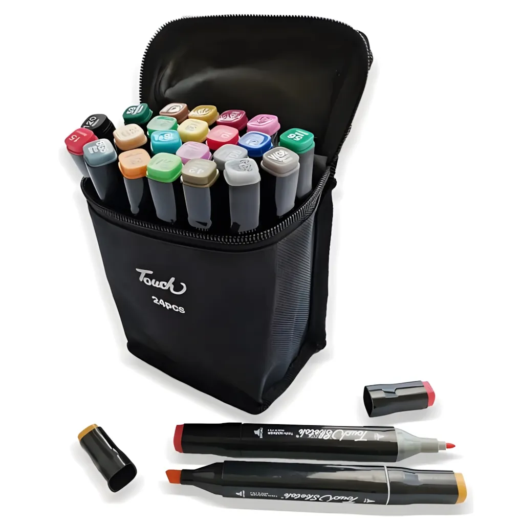 FELPAS EN ESTUCHE NEGRO X24PCS MRK-24