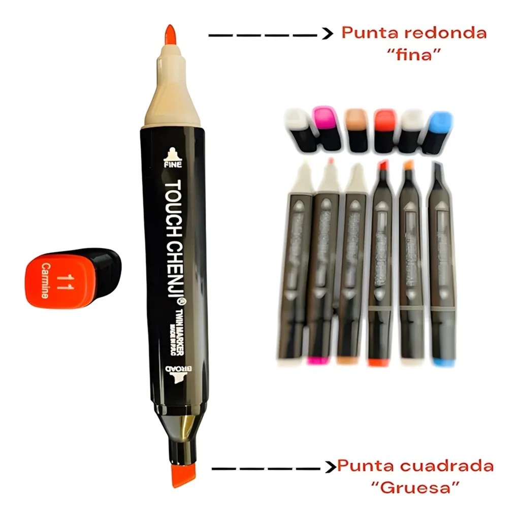 Felpas en Estuche Negro x 168PCS MRK-168