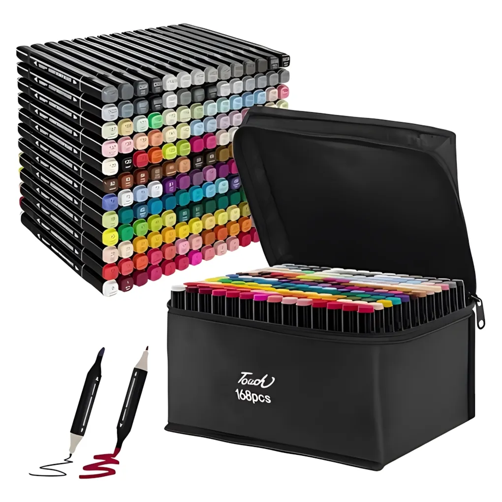 Felpas en Estuche Negro x 168PCS MRK-168