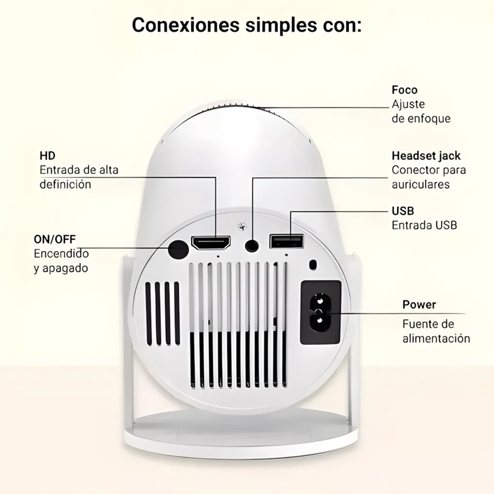 Proyector Portatil Smart DINAX UC400 1 Proyector Portatil Smart DINAX UC400